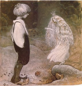 その時彼女は魔法で素晴らしい小さな妖精に変わった